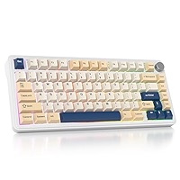 Surmen M75 75% Wireless Creamy Keyboard with Gasket, Triple